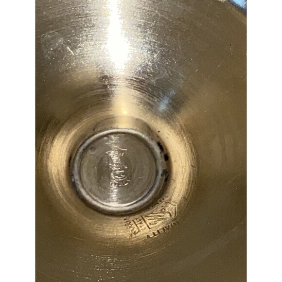 William Adams W.A. Gold Wine Cups Goblets Made In Italy Set Of 2 - Picture 8 of 12